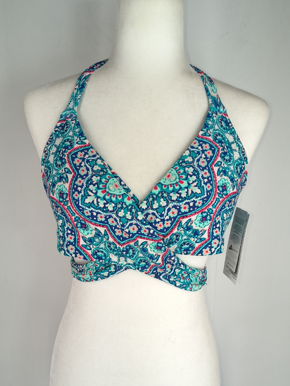 Athleta Monaco Bra Cup Wrap Wired Bikini Swim Top 34 B/C Beach Swim Paddle